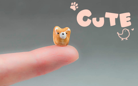 Super cute miniature sculptures of animals