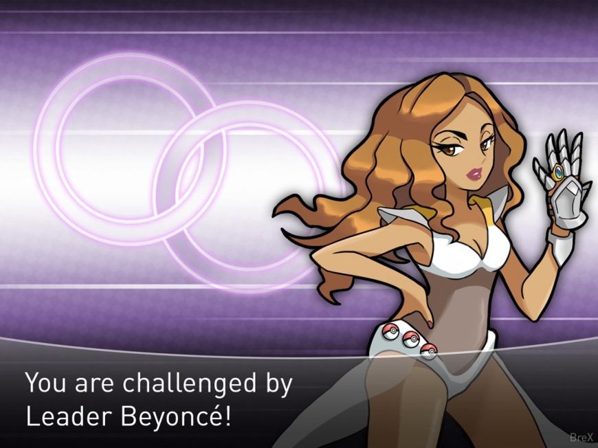 Beyonce as pokemon gym leader