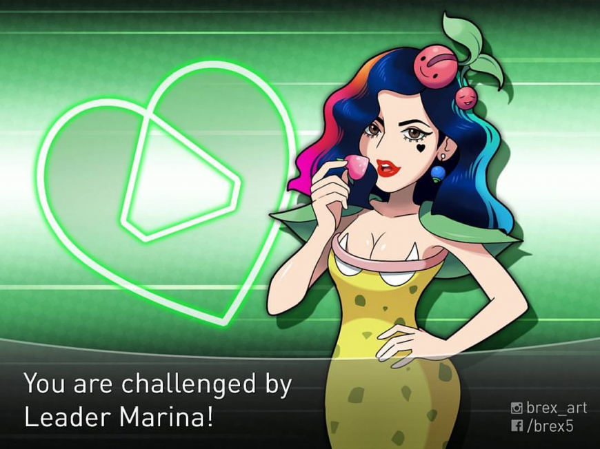 Marina And The Diamonds as pokemon gym leader