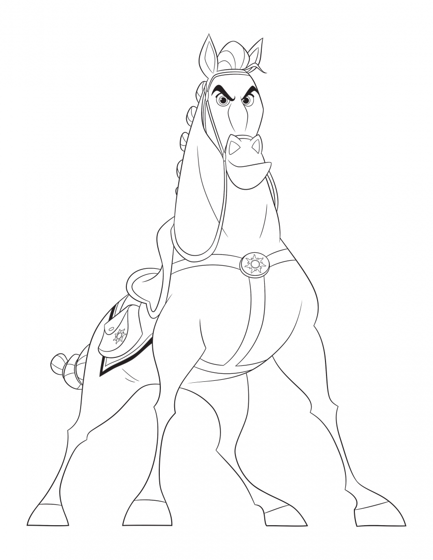 Tangled: The Series Maximus coloring page