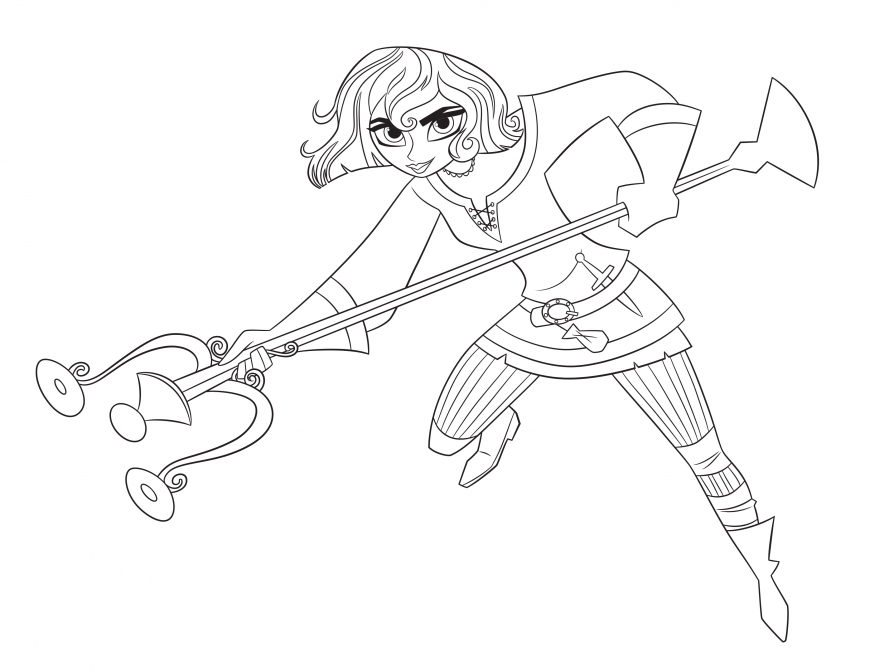 Tangled: The Series Cassandra coloring page