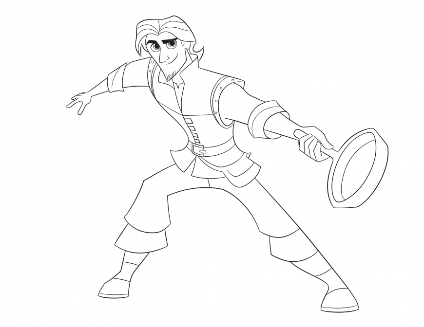 Tangled: The Series  Eugene Fitzherbert coloring page