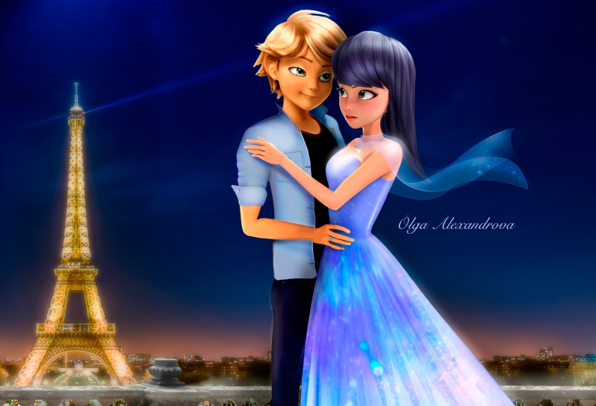 Marinette & Adrien romantic picture
