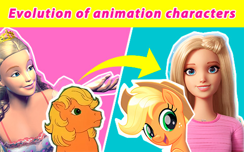 Evolution of animation characters