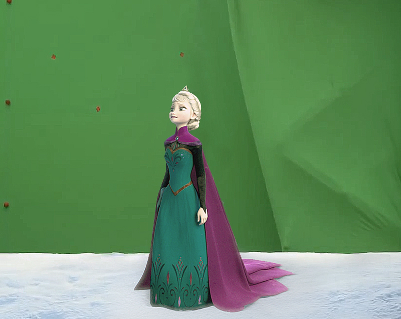 If Frozen cartoon was a movie