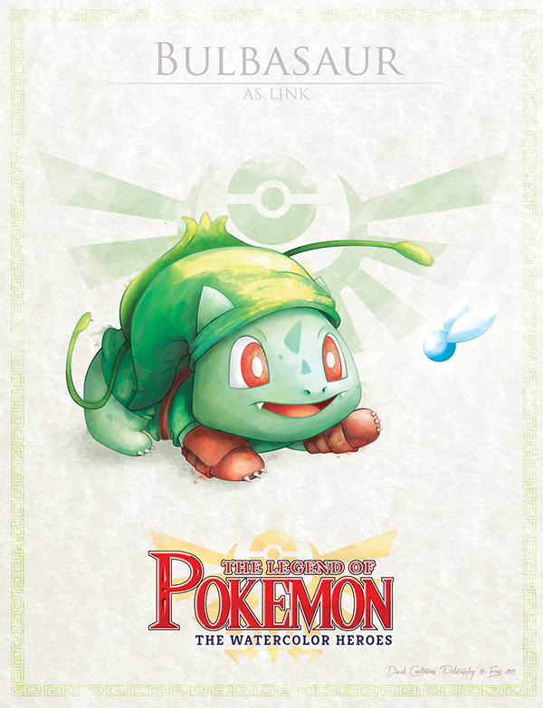 Bulbasaur as Link