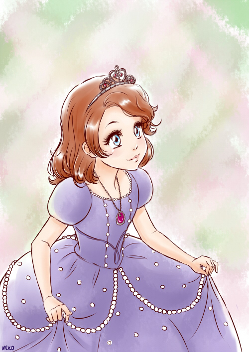 Beautiful fanart of Sofia the First