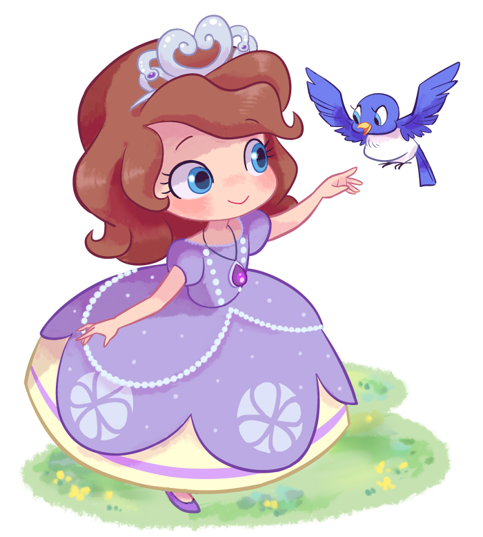 Beautiful fanart of Sofia the First