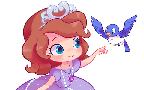 Beautiful fanart of Sofia the First