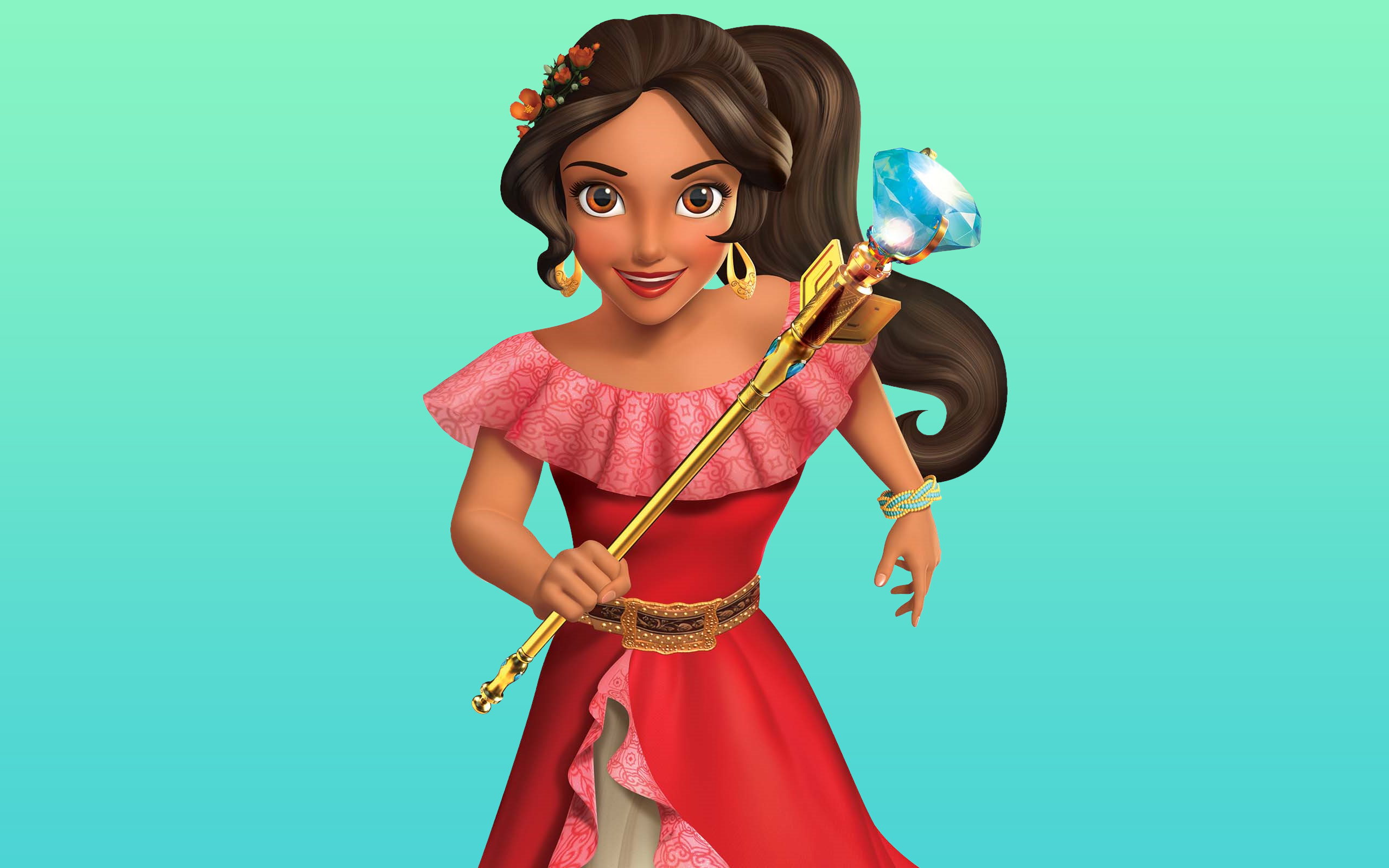 Elena of Avalor: Big wallpapers with main characters.