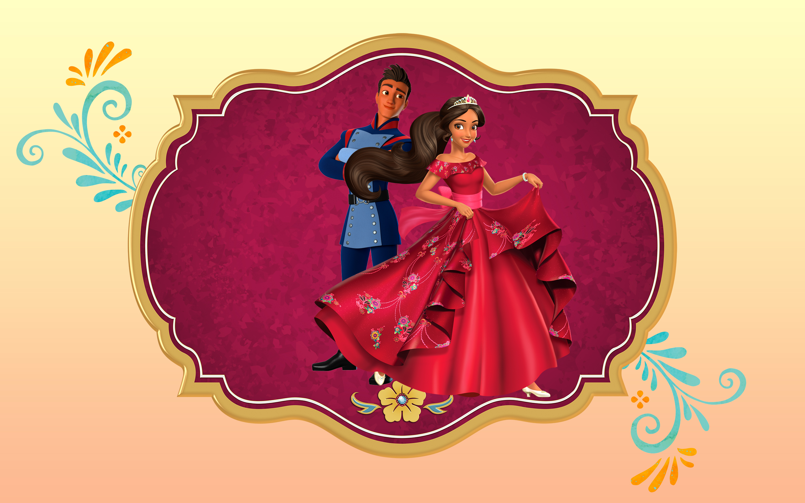 Elena of Avalor: Big wallpapers with main characters.