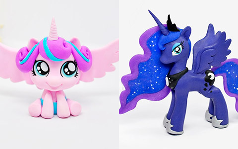 How to make My Little Pony princess from polymer clay