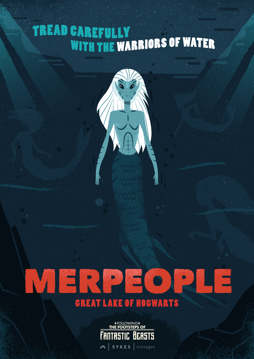 Merpeople Fantastic Beasts poster Merpeople Fantastic Beasts poster