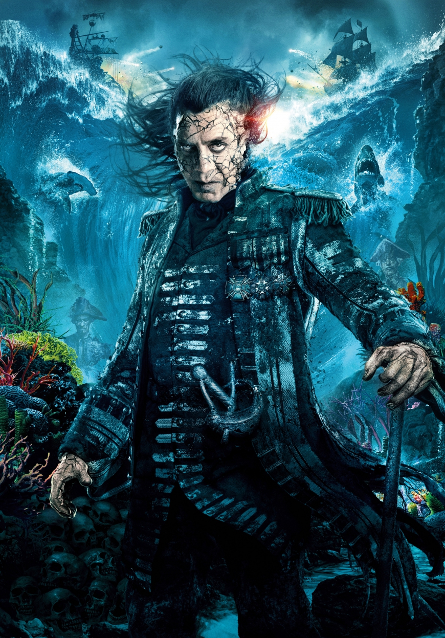 Pirates of the Caribbean 5 captain Armando Salazar poster