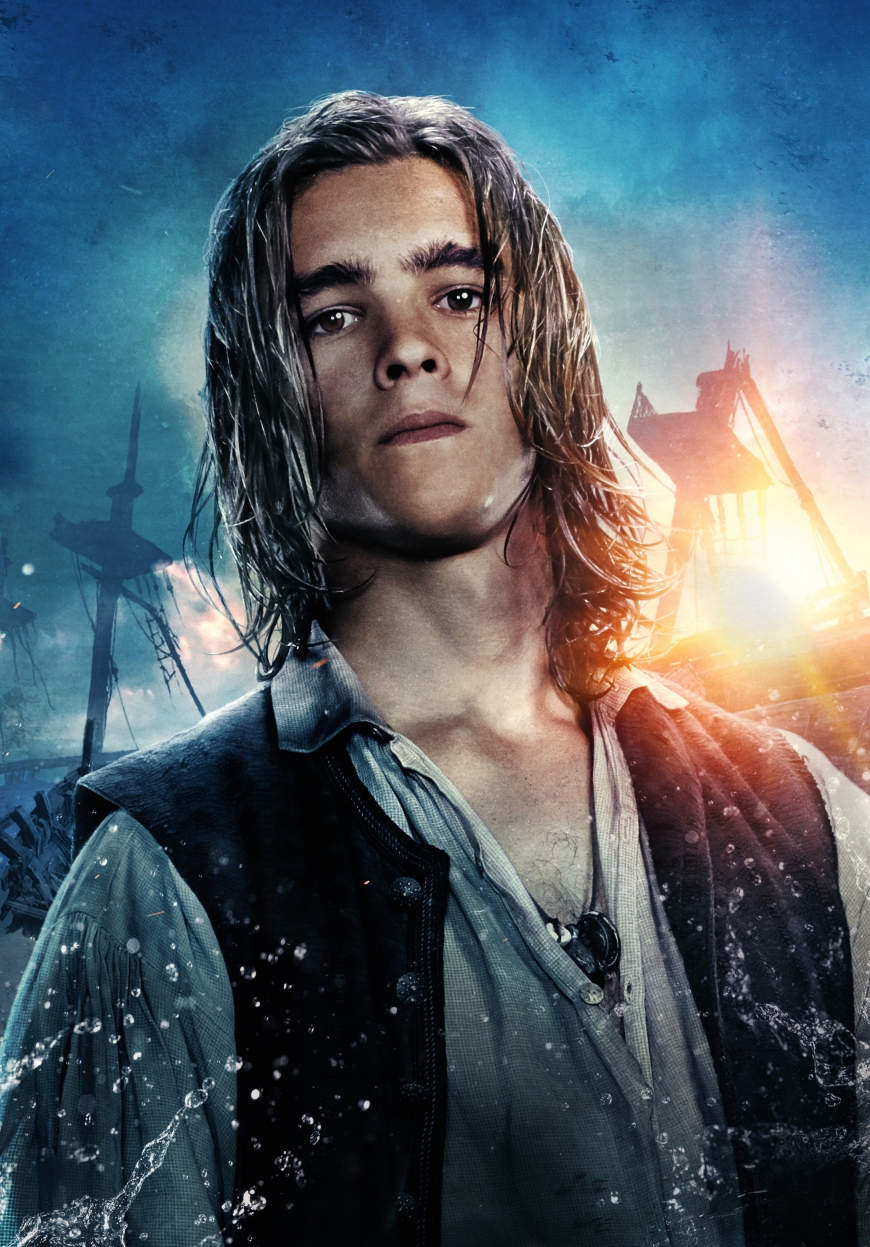 Pirates of the Caribbean 5 Henry Turner big poster