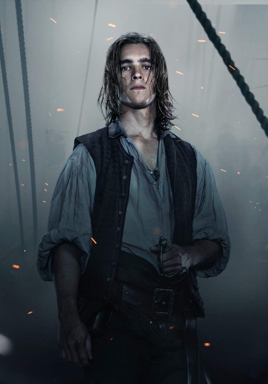 Pirates of the Caribbean 5 Henry Turner hi res textless poster