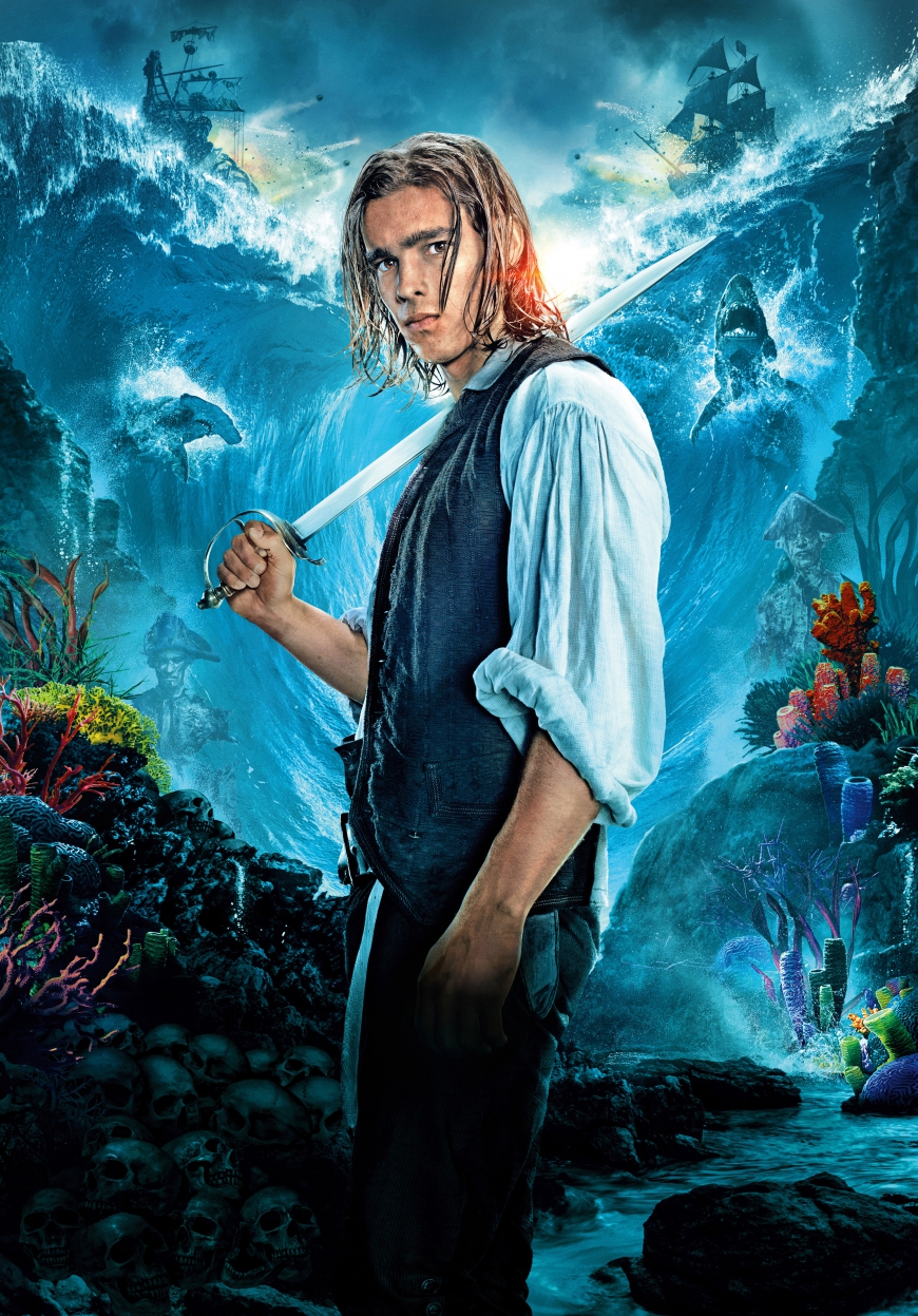 Pirates of the Caribbean 5 Henry Turner poster