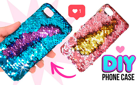 Amazing DIY: How to make Mermaid Sequin Phone Case