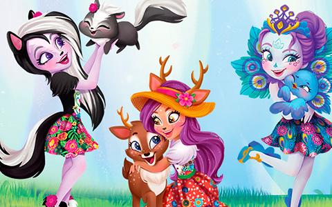 Meet the ENCHANTIMALS - girls with animal friends from fantastical world