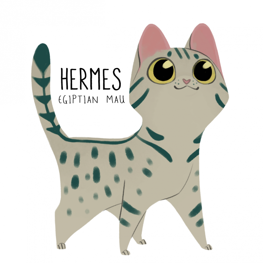 Hermes as cat