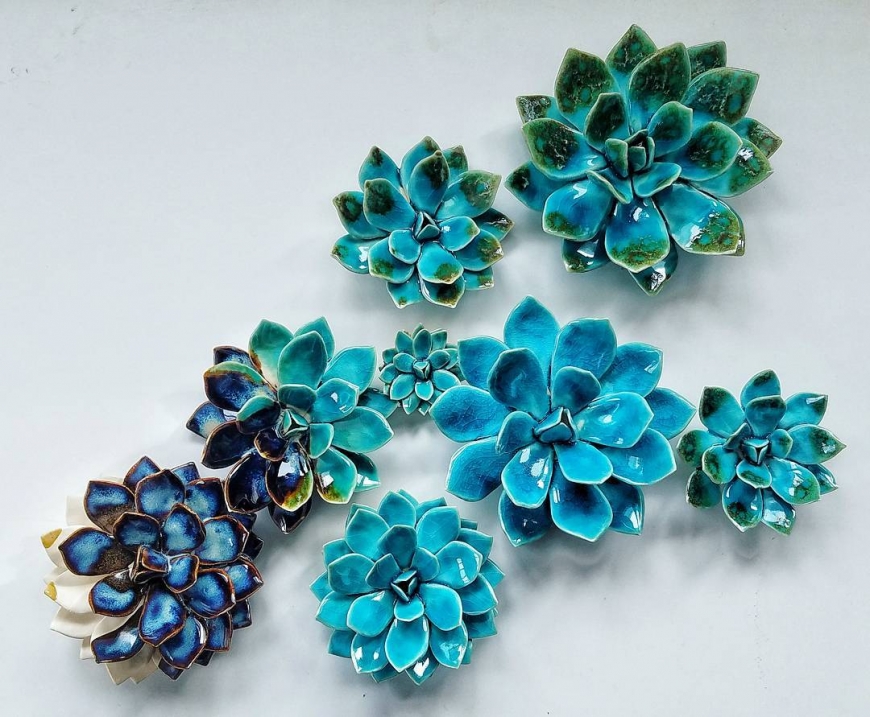 Succulents and Cacti in Jewelry, Hair Accessories and Decor