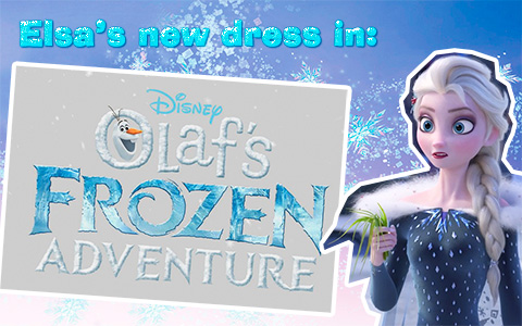 New fabulous Elsa's winter outfit from Olaf's Frozen Adventure