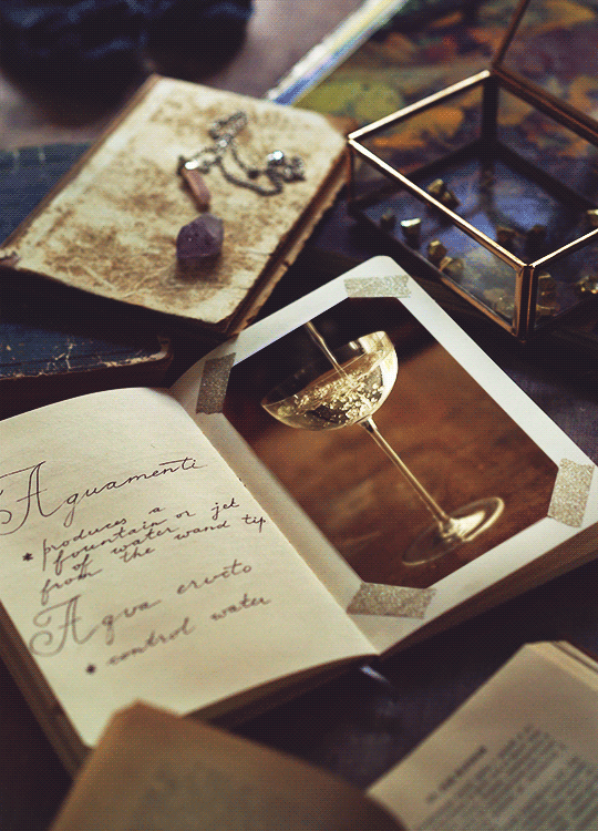 Harry Potter cinemagraphs: Magical notebooks 