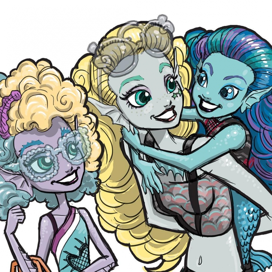 Lagoona Blue and her sisters