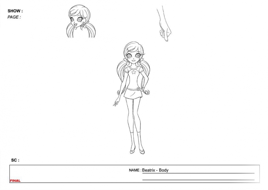 Lolirock Beatrix concept art