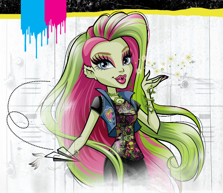 Monster High Venus McFlytrap new artwork