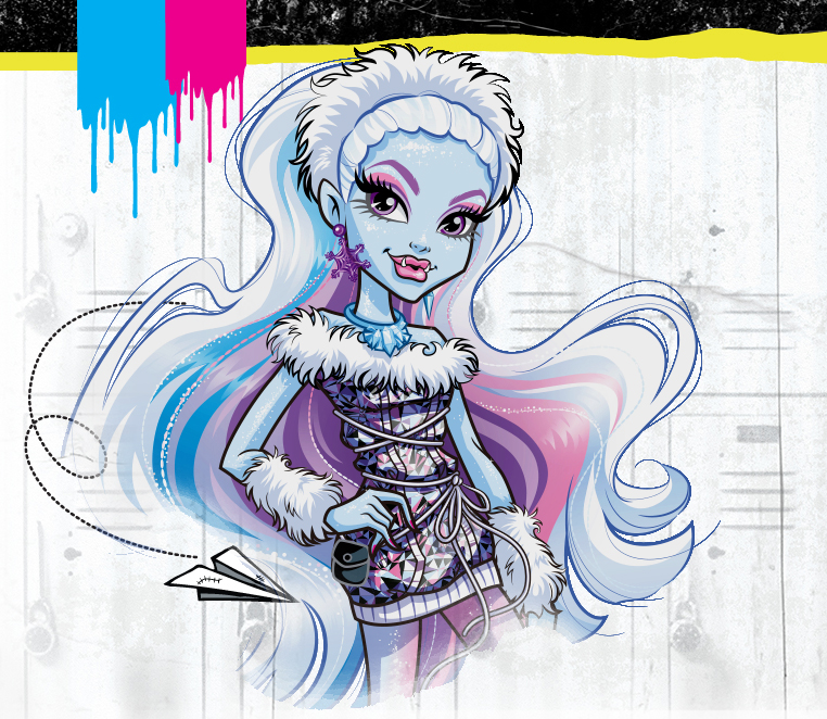 Monster High Abbey Bominable new artwork