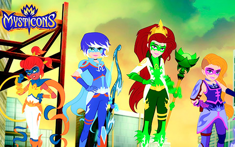 Mysticons - new girls action show series
