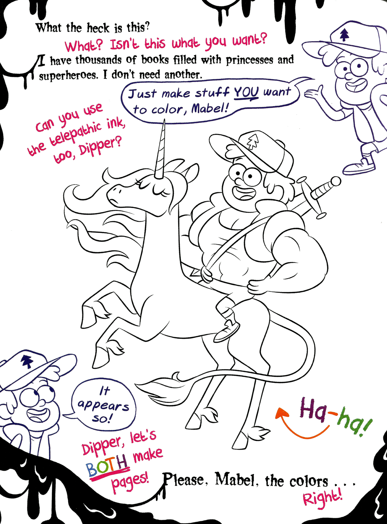 New super cool Graviry Falls coloring pages - YouLoveIt.com