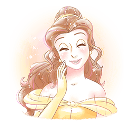 New beautiful pictures of princess Belle with different emotions