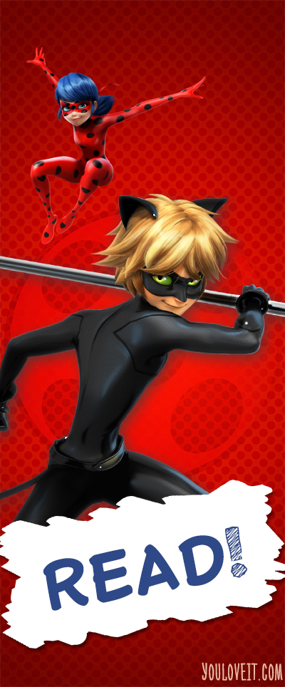 Miraculous LadyBug bookmarks