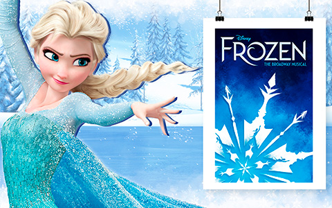 New poster for FROZEN the Musical premiere and 7 rejected