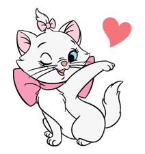 Mary cat emotions - Disney Cute