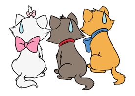 Mary cat emotions - Disney Cute