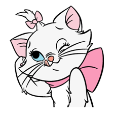 Mary cat emotions - Disney Cute