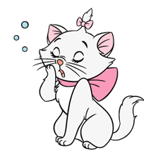 Mary cat emotions - Disney Cute