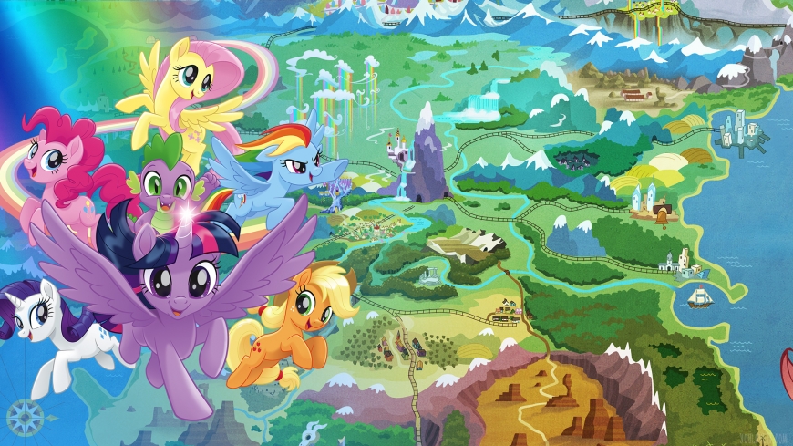 My Little Pony The Movie wallpaper with ponies