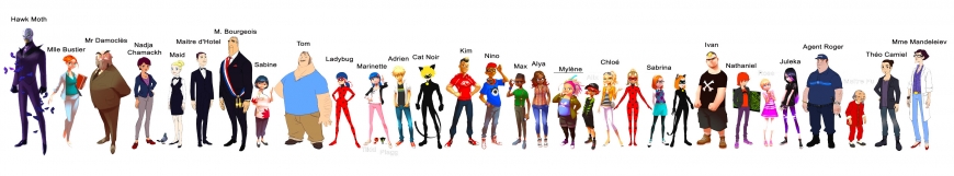 Miraculous Ladybug Names And Characters Adult