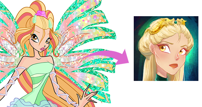 Winx Club grown-up Daphne