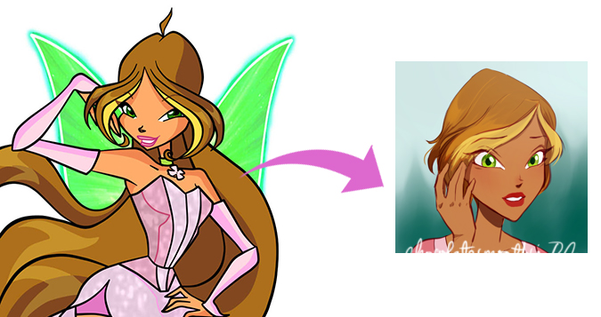 Winx Club grown-up Flora