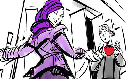 Disney Descendants 2: Ways To Be Wicked storyboard