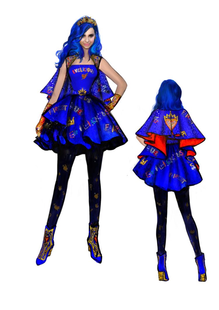 Disney Descendants 2 Evie Isle of the Lost look design