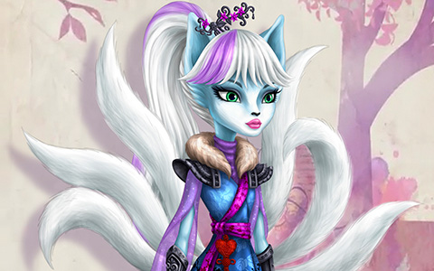 Monster High: Euna - nine-tailed fox concept