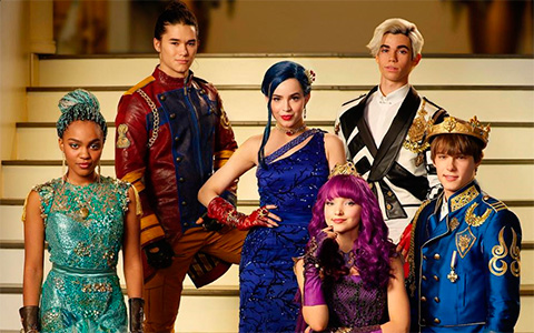 Disney Descendants 2 in Cotillion costumes