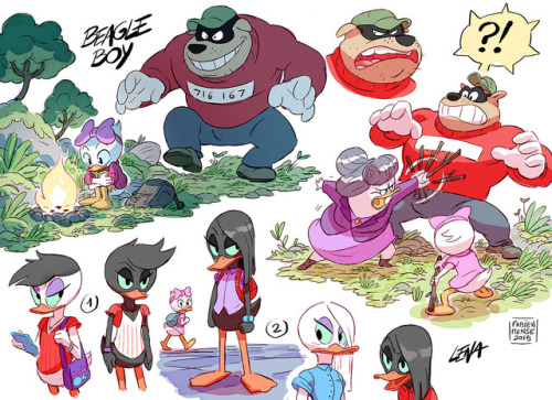 New Ducktales early designs