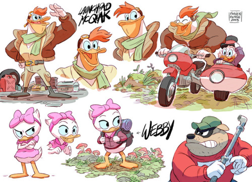 New Ducktales early designs